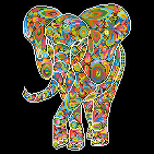 Load image into Gallery viewer, Diamond Dotz Elephant Diamond Facet Art Kit - Kaleidoscope Walk - DD8.003