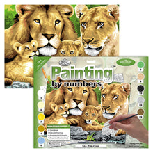Load image into Gallery viewer, Royal Langnickel Painting by Numbers Large Pride of Lions
