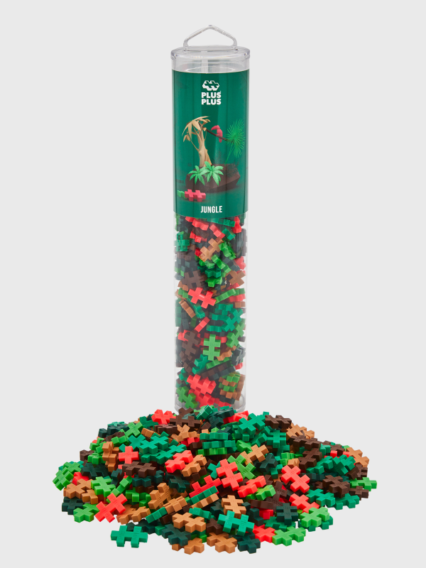 Plus Plus Tube (240pcs) Jungle Mix