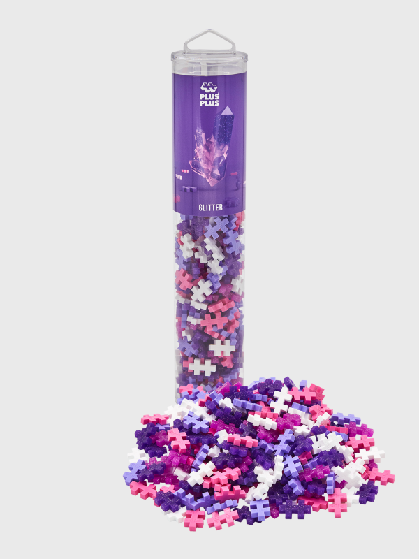 Plus Plus Tube (240pcs) Glitter Mix