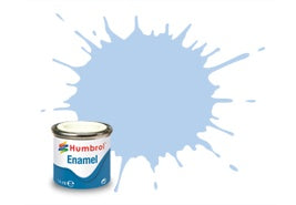 Humbrol Enamel - No 44 Pastel Blue - Matt - Tinlet (14ml) - AA0044