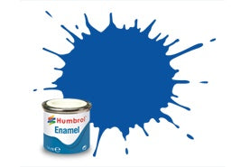 Humbrol Enamel - No 14 French Blue - Gloss - Tinlet (14ml) - AA0151