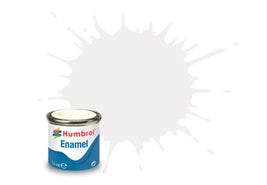 Humbrol Enamel - No 22 White - Gloss - Tinlet (14ml) - AA0240