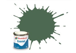 Humbrol Enamel - No 76 Uniform Green - Matt - Tinlet (14ml) - AA0847