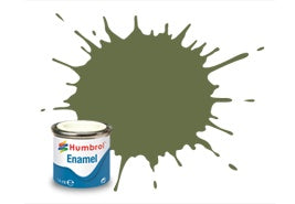 Humbrol Enamel - No 80 Grass Green - Matt - Tinlet No 1 (14ml) - AA0881