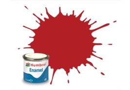 Humbrol Enamel - No 153 Insignia Red - Matt - Tinlet (14ml) - AA1660