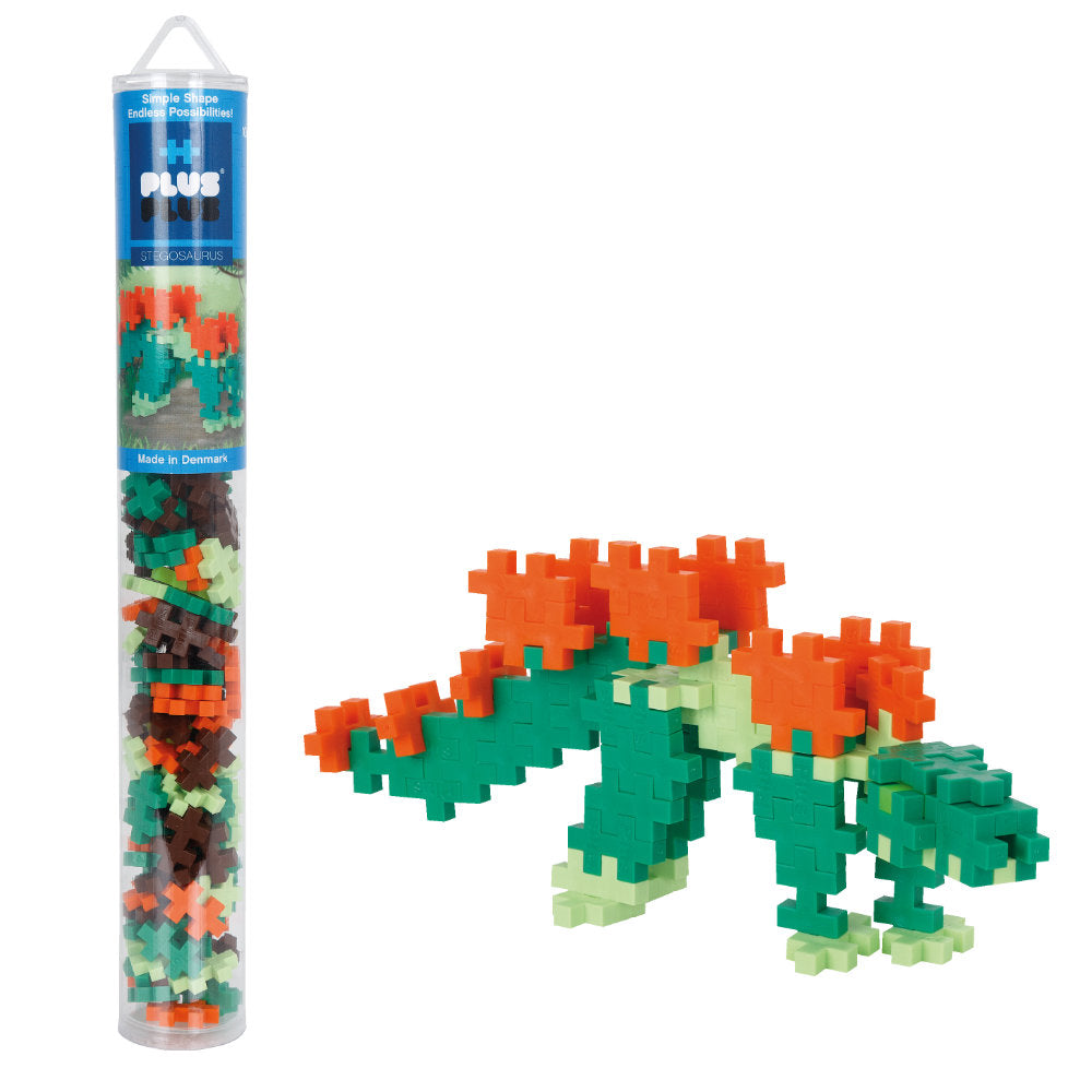 Plus Plus Tube (100pcs) Stegosaurus