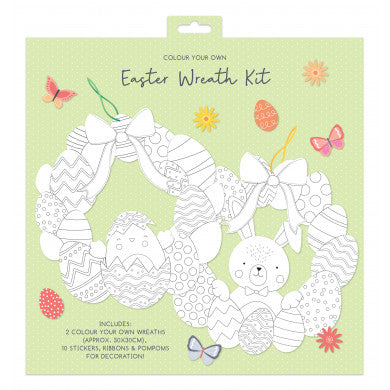 Colour Your Own Easter Wreath Kits