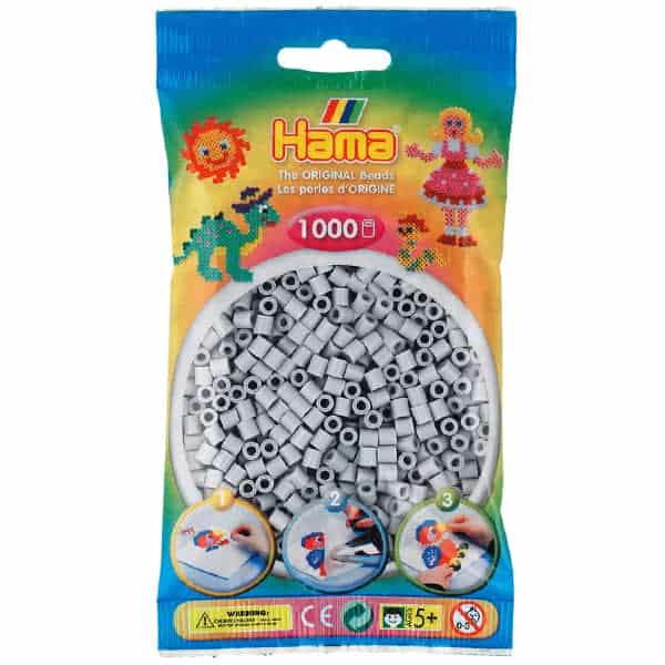 Hama Midi Beads - 207-70 - Light Grey