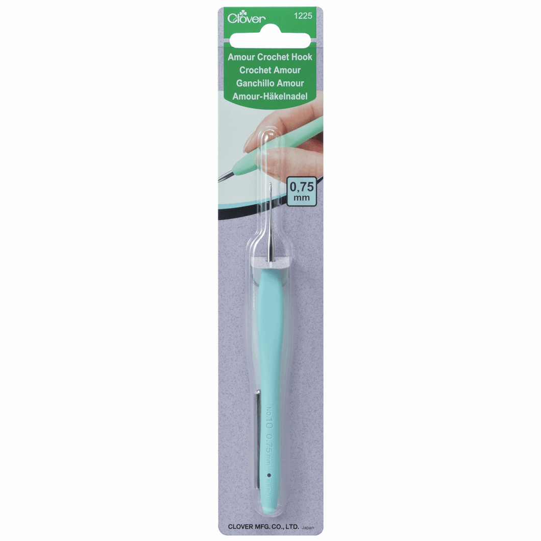 Clover Amour Crochet Hook - 0.75mm