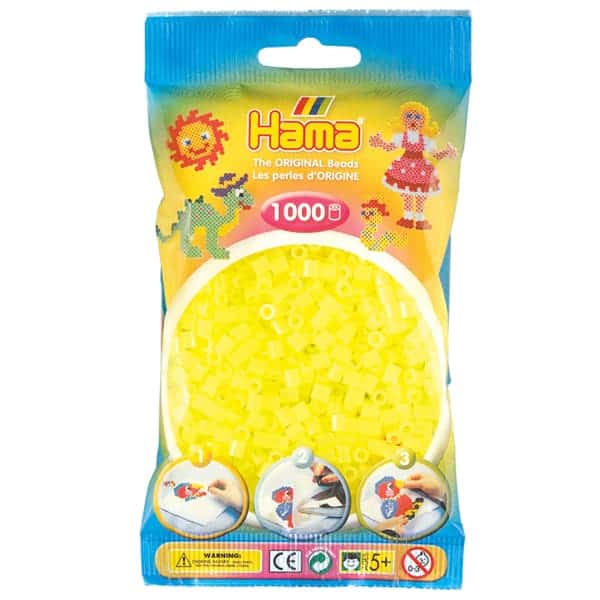 Hama Midi Beads - 207-34 - Neon Yellow