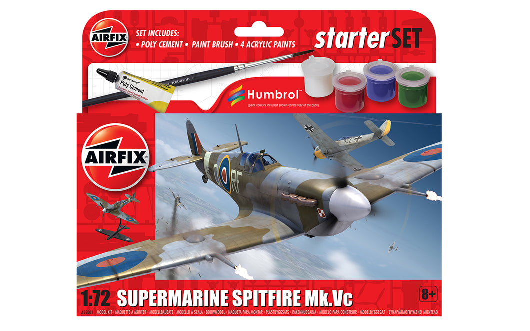 Airfix - 1:72 Supermarine Spitfire Mk.Vc- Starter Set