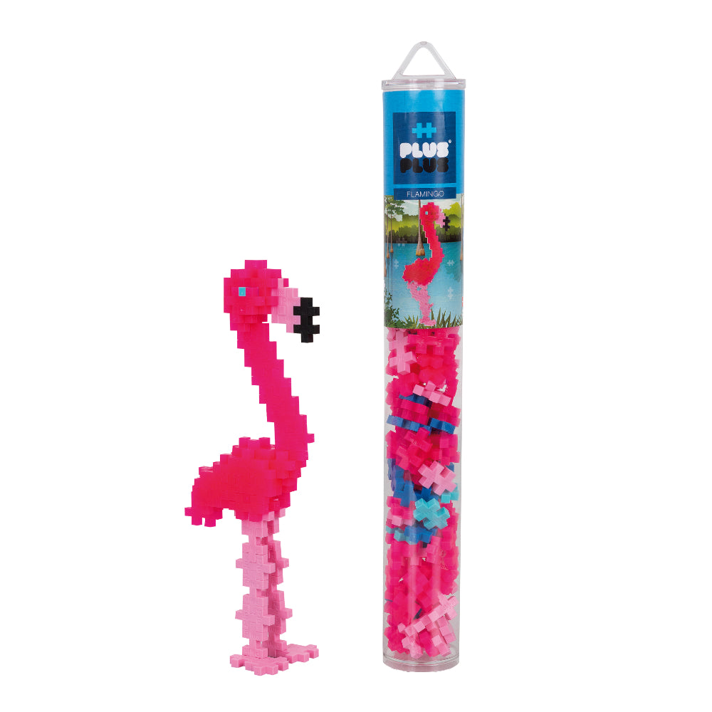 Plus Plus Tube (100pcs) Flamingo