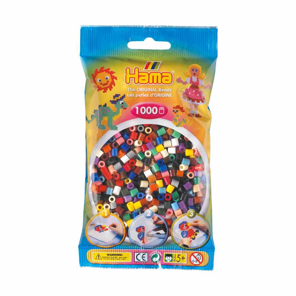 Hama Midi Beads - 207-67 - Bright Colour Mix