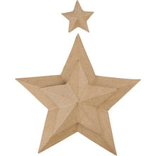 Load image into Gallery viewer, Christmas Star to Hang 3pcs
