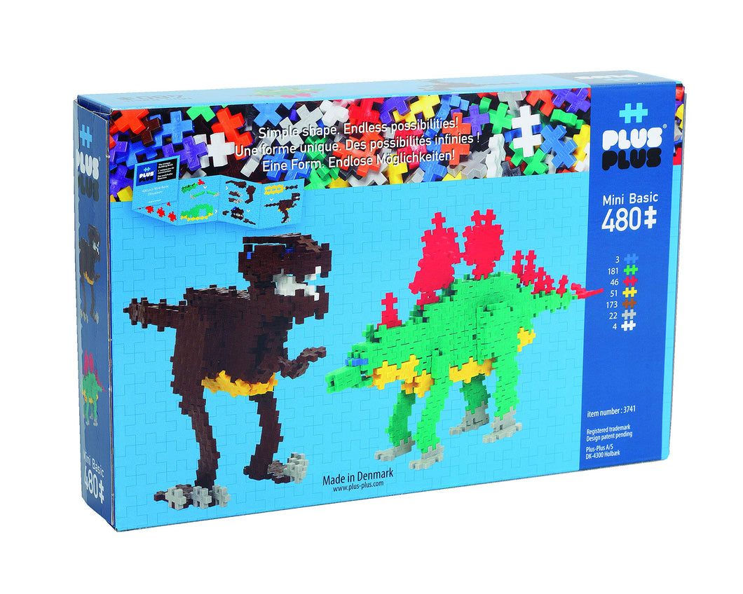 Plus Plus - Dinosaur Mini Basic 480pcs