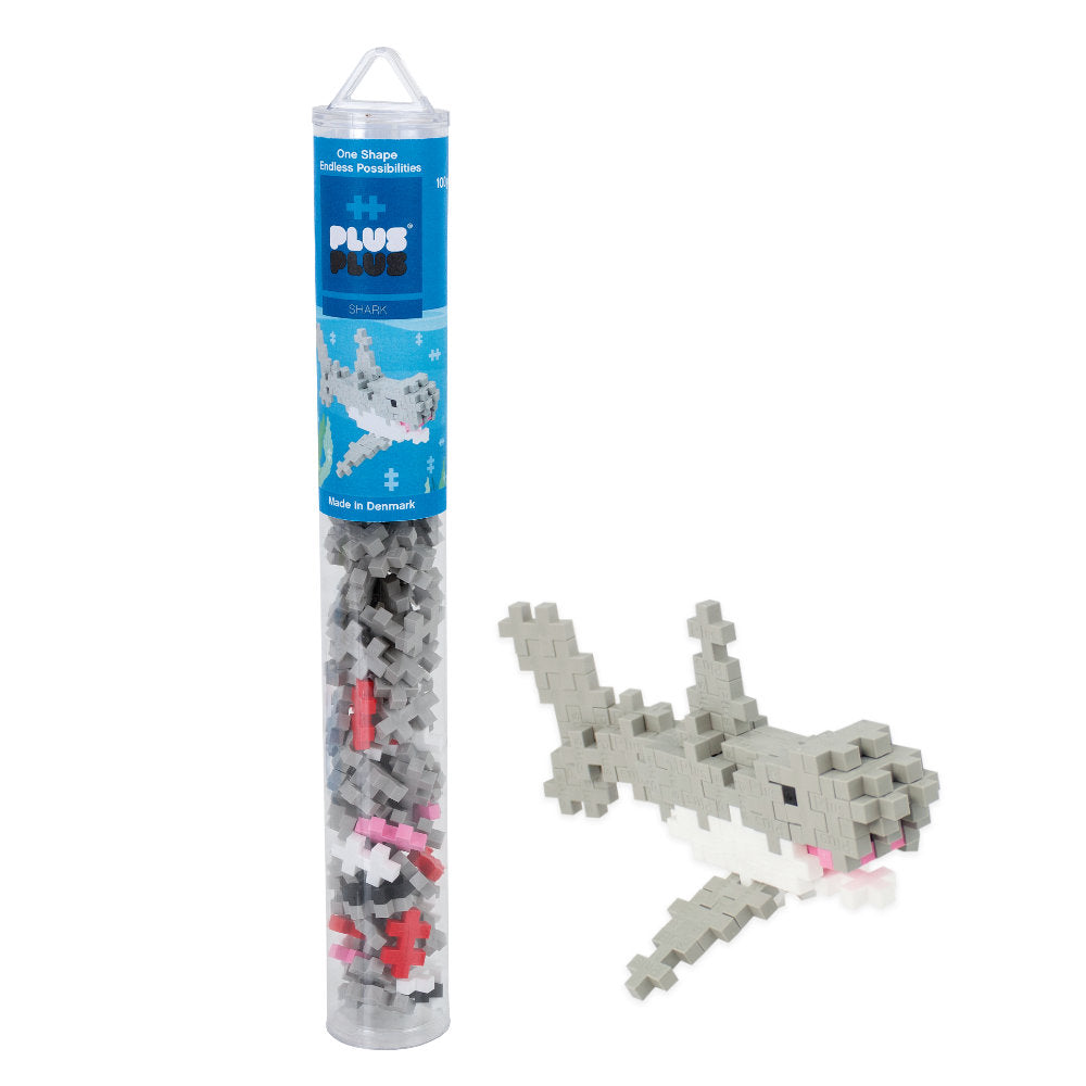 Plus Plus Tube (100pcs) Shark