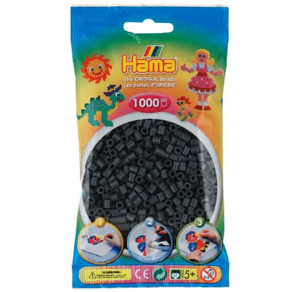 Hama Midi Beads - 207-71 - Dark Grey